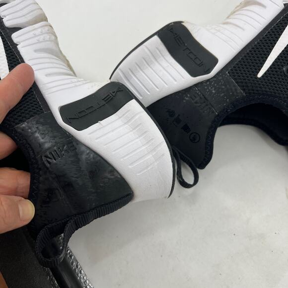 Nike Womens 12 Free Metcon 3 Training Shoes Black White Sneakers CJ6314-010 - Picture 12 of 14